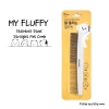 Lược thú cưng thép không gỉ FLUFFY - Răng mịn rộng hai mặt, tháo rối nhẹ nhàng cho chó, giá ưu đãi 407.697₫
