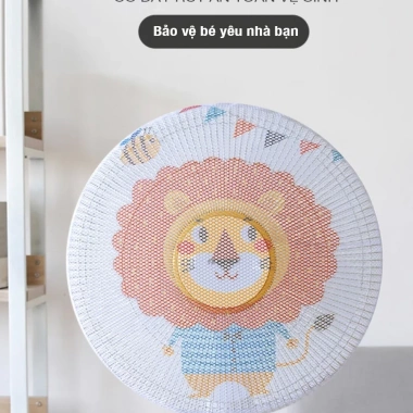 Lưới Bọc Quạt An Toàn Dây Rút Cho Bé Hoạt Hình Ngăn Bụi Giá Ưu Đãi 18.900 VND