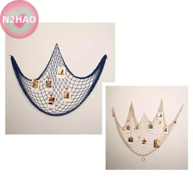 Lưới Câu Cá Treo Tường Trang Trí Phòng - Thiết Kế Hải Lý Thủ Công, Phong Cách Biển Đảo, Giá Ưu Đãi 69.520 VND