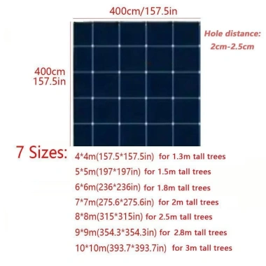 Lưới chống chim MAOYE66SY 4-10m - Bảo vệ cây, rau, phòng côn trùng, trắng chắc chắn, tái sử dụng 3 Lưới chống chim MAOYE66SY 4-10m - Bảo vệ cây, rau, phòng côn trùng, trắng chắc chắn, tái sử dụng 3