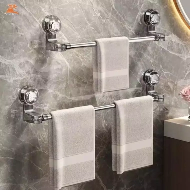 Lưu trữ khăn tắm gập gọn không khoan tường - Tiết kiệm không gian, giá 109.780₫