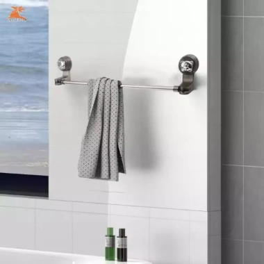 Lưu trữ khăn tắm gập gọn không khoan tường - Tiết kiệm không gian, giá 109.780₫