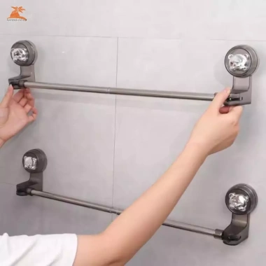 Lưu trữ khăn tắm gập gọn không khoan tường - Tiết kiệm không gian, giá 109.780₫