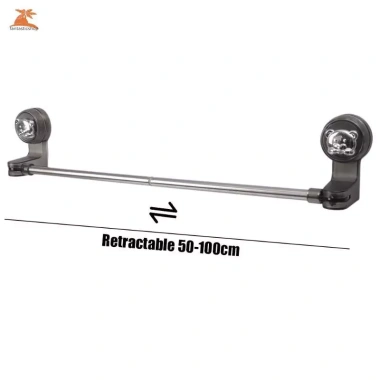 Lưu trữ khăn tắm gập gọn không khoan tường - Tiết kiệm không gian, giá 109.780₫