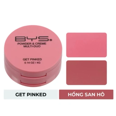 Má hồng BYS Get Pinked dạng kem và phấn Hồng San Hô 4g - Chính hãng, giảm giá 224k