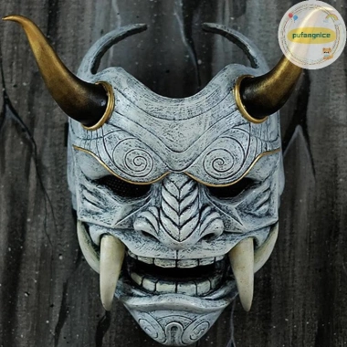 Ma Nhật Bản Hannya Pufangnice - Mặt nạ Halloween nửa mặt Samurai Prajna Giá 177.876₫