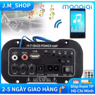 Mạch loa Bluetooth MONQIQI 30W Siêu Trầm, Điều Khiển Từ Xa, 12V/220V - Tặng Đầy Đủ Phụ Kiện, Giá Ưu Đãi 170.000