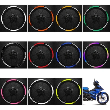 Mag phản quang 17 inch dán Yamaha Sniper, decal bánh xe trung tâm, chống thấm nước, 114.131 VND 2