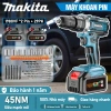 Makita Máy khoan pin 1.980VF 45NM mạnh mẽ, bản gốc, phụ kiện miễn phí, bảo hành 1 năm, giảm còn 444.000