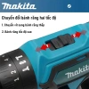 Makita Máy khoan pin 1.980VF 45NM mạnh mẽ, bản gốc, phụ kiện miễn phí, bảo hành 1 năm, giảm còn 444.000 6