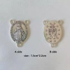 Mâm côi handmade 10 chiếc lốc chữ thập cổ điển charm Đức Trinh Nữ đồ thủ công tín ngưỡng giá ưu đãi 62.700 VND 4
