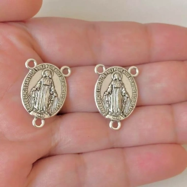 Mâm côi handmade 10 chiếc lốc chữ thập cổ điển charm Đức Trinh Nữ đồ thủ công tín ngưỡng giá ưu đãi 62.700 VND 5