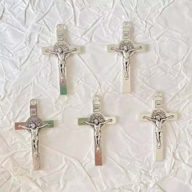 Mâm côi handmade 10 chiếc lốc chữ thập cổ điển charm Đức Trinh Nữ đồ thủ công tín ngưỡng giá ưu đãi 62.700 VND 7