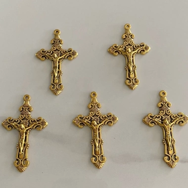 Mân Côi DIY Kit 5 Chiếc - Virgin Mary Center Connector Cross Mặt Dây Chuyền Vòng Cổ Giá Ưu Đãi 56.650 VND 3