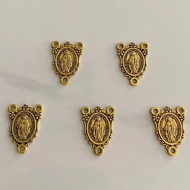 Mân Côi DIY Kit 5 Chiếc - Virgin Mary Center Connector Cross Mặt Dây Chuyền Vòng Cổ Giá Ưu Đãi 56.650 VND 6
