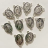 Mân Côi Kết Nối 10 Chiếc Bạc Ba Lỗ DIY - Trang Sức Đức Trinh Nữ Maria, Hạt Vòng Cổ, Linh Kiện, Giá 55,550₫ 2