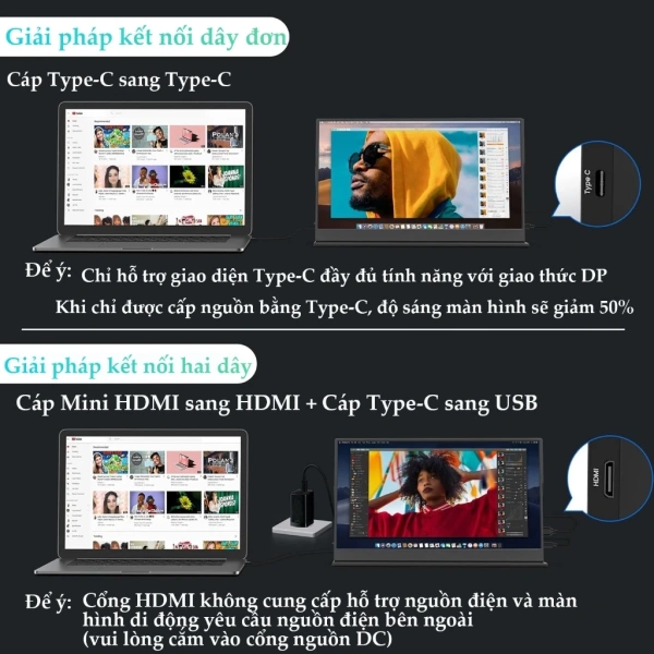Hình ảnh sản phẩm Màn Hình Di Động EXPOSE EZ-100 11.6 inch HD IPS 60Hz 5mm siêu mỏng HDMI2.0 USB-C - 1,139,000₫