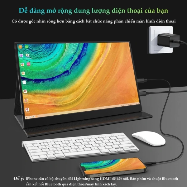 Hình ảnh sản phẩm Màn Hình Di Động EXPOSE EZ-100 11.6 inch HD IPS 60Hz 5mm siêu mỏng HDMI2.0 USB-C - 1,139,000₫