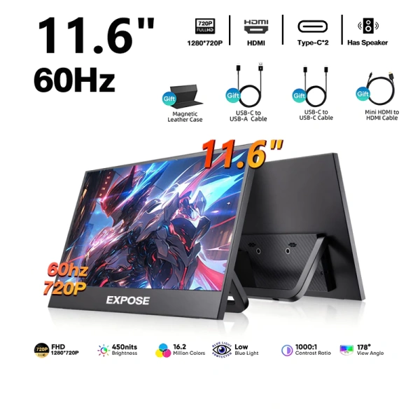 Trải nghiệm xem HD trên màn hình 11.6 inch siêu mỏng của EXPOSE EZ‑100