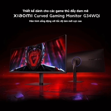 Màn Hình PC Xiaomi G34WQi 34 inch 2K Curved Gaming Monitor EU - Giá 8,2 triệu, BH 36 tháng