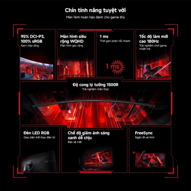 Màn Hình PC Xiaomi G34WQi 34 inch 2K Curved Gaming Monitor EU - Giá 8,2 triệu, BH 36 tháng