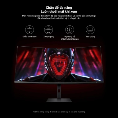 Màn Hình PC Xiaomi G34WQi 34 inch 2K Curved Gaming Monitor EU - Giá 8,2 triệu, BH 36 tháng