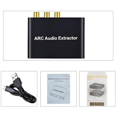 MAOYE66SY ARC Bộ chuyển đổi âm thanh SPDIF 192KHz DAC, đầu ra 3,5 mm L/R, chia RCA - Giá ưu đãi 271.700₫