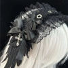 MAOYE66SY Headband Gothic Ren Kawaii Xù - Ruy Băng Nơ JK Anime Maid Cosplay Đầu Hàng Ngày 5