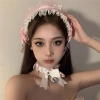 MAOYE66SY Headband Gothic Ren Kawaii Xù - Ruy Băng Nơ JK Anime Maid Cosplay Đầu Hàng Ngày 6