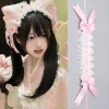 MAOYE66SY Headband Gothic Ren Kawaii Xù - Ruy Băng Nơ JK Anime Maid Cosplay Đầu Hàng Ngày 10