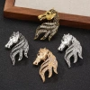 MAOYE66SY Vintage Ngựa Thổ Cẩm Pha Lê Thanh Lịch - Phụ Kiện Nữ Xòe Sang Trọng Vàng Bạc, Giá 44.000₫ 5