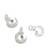 Mặt dây chuyền 18K mạ bạc mạ vàng Mandala Cross Vajra Zircon Giọt nước trăng - giảm giá 18% 5
