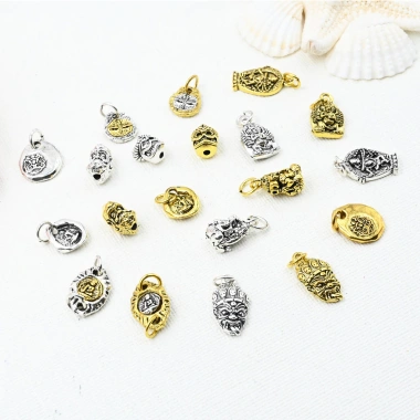 Mặt dây chuyền Bạc cổ Guanyin Thần voi - Tự làm, giảm giá 22% chỉ 32.212₫