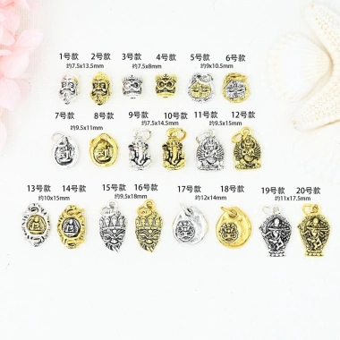 Mặt dây chuyền Bạc cổ Guanyin Thần voi - Tự làm, giảm giá 22% chỉ 32.212₫