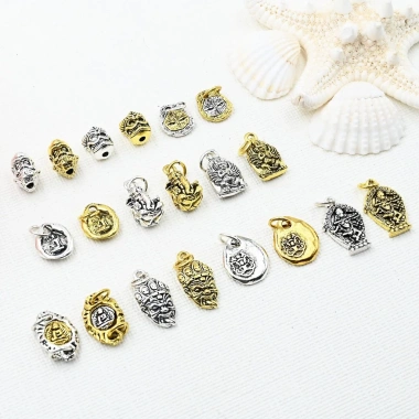 Mặt dây chuyền Bạc cổ Guanyin Thần voi - Tự làm, giảm giá 22% chỉ 32.212₫