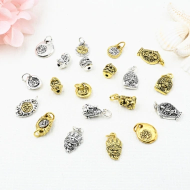 Mặt dây chuyền Bạc cổ Guanyin Thần voi - Tự làm, giảm giá 22% chỉ 32.212₫