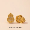 Mặt dây chuyền cát vàng zircon kẻ sọc mảnh mai - Giá ưu đãi 21.264 đồng 7