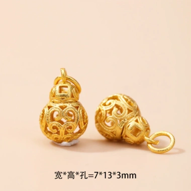 Mặt dây chuyền cát vàng zircon kẻ sọc mảnh mai - Giá ưu đãi 21.264 đồng 9