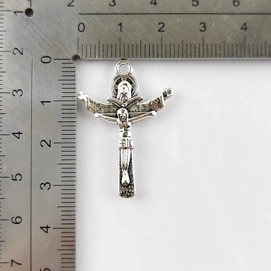 Mặt Dây Chuyền Chữ Thập Christian 10 Chiếc Hợp Kim Kẽm Cổ Điển - Trang Sức Tay