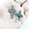 Mặt dây chuyền chữ thập Good Shepherd - Charm Giáo hoàng Francis, phụ kiện DIY, quà tặng đức tin - Giá chỉ 75.350 VND 3
