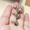 Mặt dây chuyền Chuông rỗng Ring DIY - Thiết kế độc đáo, giá chỉ 42.541đ 3