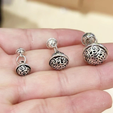 Mặt dây chuyền Chuông rỗng Ring DIY - Thiết kế độc đáo, giá chỉ 42.541đ