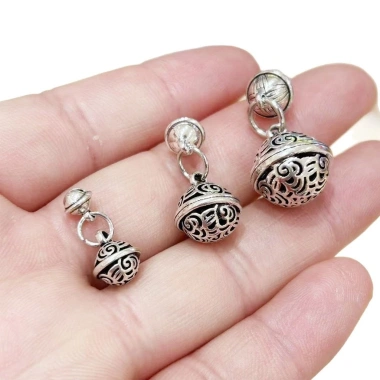 Mặt dây chuyền Chuông rỗng Ring DIY - Thiết kế độc đáo, giá chỉ 42.541đ