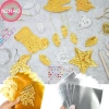 Mặt Dây Chuyền DIY Giáng Sinh 70mm Giấy Thiếc Họa Tiết Vàng Bạc Art Leaf 320,650₫
