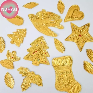 Mặt Dây Chuyền DIY Giáng Sinh 70mm Giấy Thiếc Họa Tiết Vàng Bạc Art Leaf 320,650₫ 3 Mặt Dây Chuyền DIY Giáng Sinh 70mm Giấy Thiếc Họa Tiết Vàng Bạc Art Leaf 320,650₫ 3