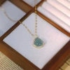Mặt Dây Chuyền Maitreya Mặt Cười Zircon Thiết Kế Sang Trọng Thời Trang May Mắn Giá 71.651₫