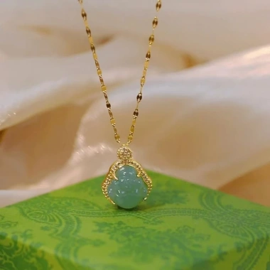 Mặt Dây Chuyền Maitreya Mặt Cười Zircon Thiết Kế Sang Trọng Thời Trang May Mắn Giá 71.651₫ 4 Mặt Dây Chuyền Maitreya Mặt Cười Zircon Thiết Kế Sang Trọng Thời Trang May Mắn Giá 71.651₫ 4