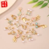 Mặt dây chuyền ngọc trai bướm tự làm - Phụ kiện thời trang giá ưu đãi 45.002 VND