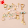 Mặt dây chuyền ngọc trai bướm tự làm - Phụ kiện thời trang giá ưu đãi 45.002 VND 2