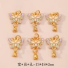 Mặt dây chuyền ngọc trai bướm tự làm - Phụ kiện thời trang giá ưu đãi 45.002 VND 7